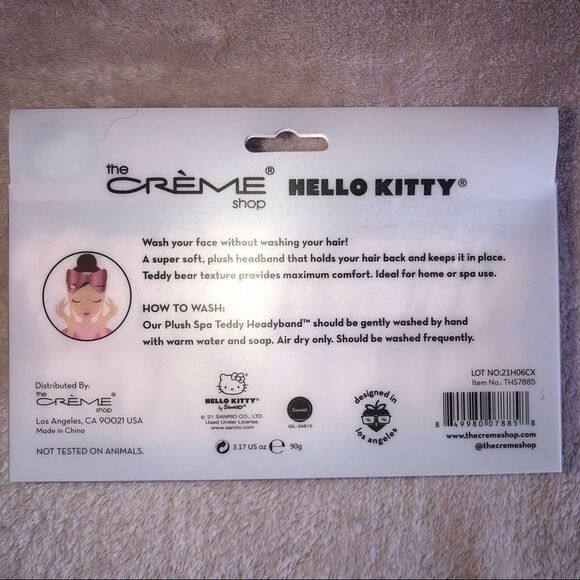 NIB Crème Shop Hello Kitty Plus Spa Headband - Picture 4 of 4